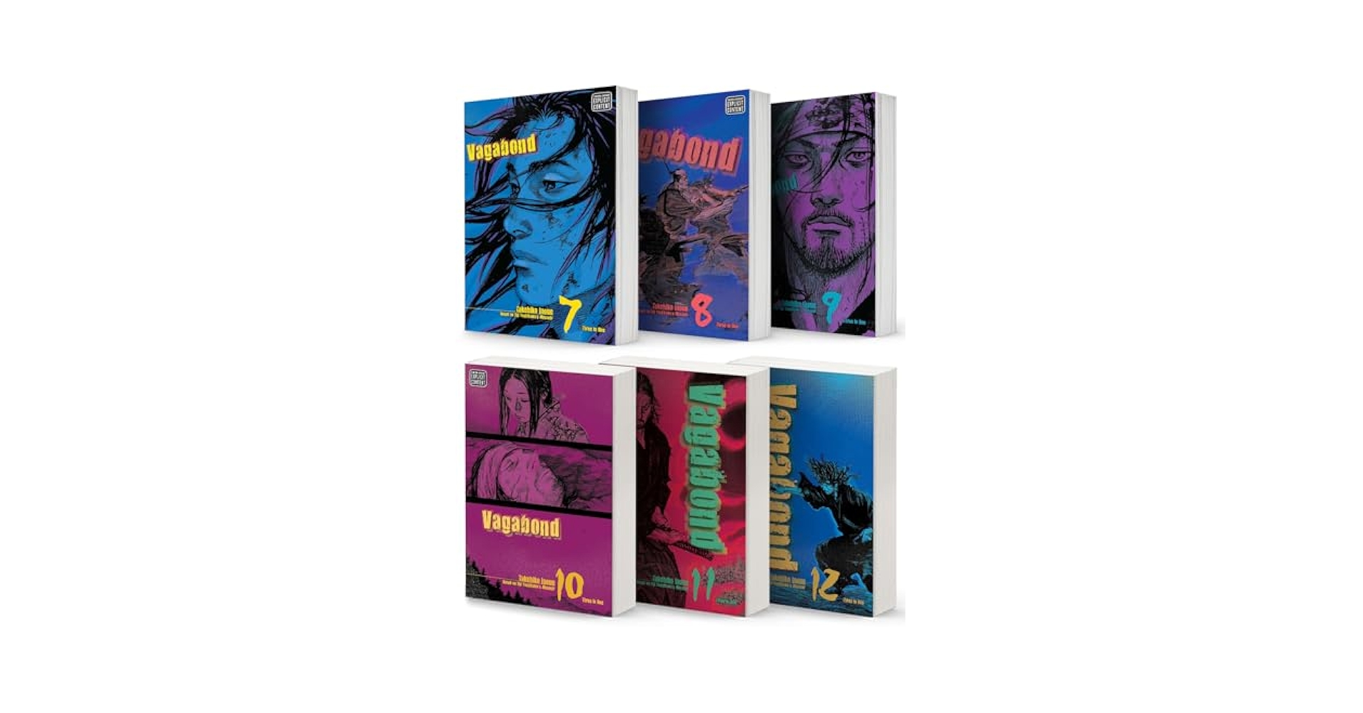 Vagabond (VIZBIG Edition) バガボンド英語版　全巻セット Vagabond VIZBIG Edition Manga 6-book Set Vol 7-12 by